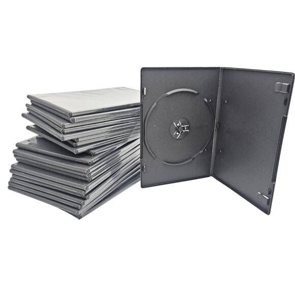 Empty Black Slim DVD Cases, Qty 75, Brand New - Picture 15 of 15